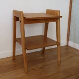 Light oak bedside table 1950