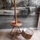Vintage rattan lamp lamp in 60s