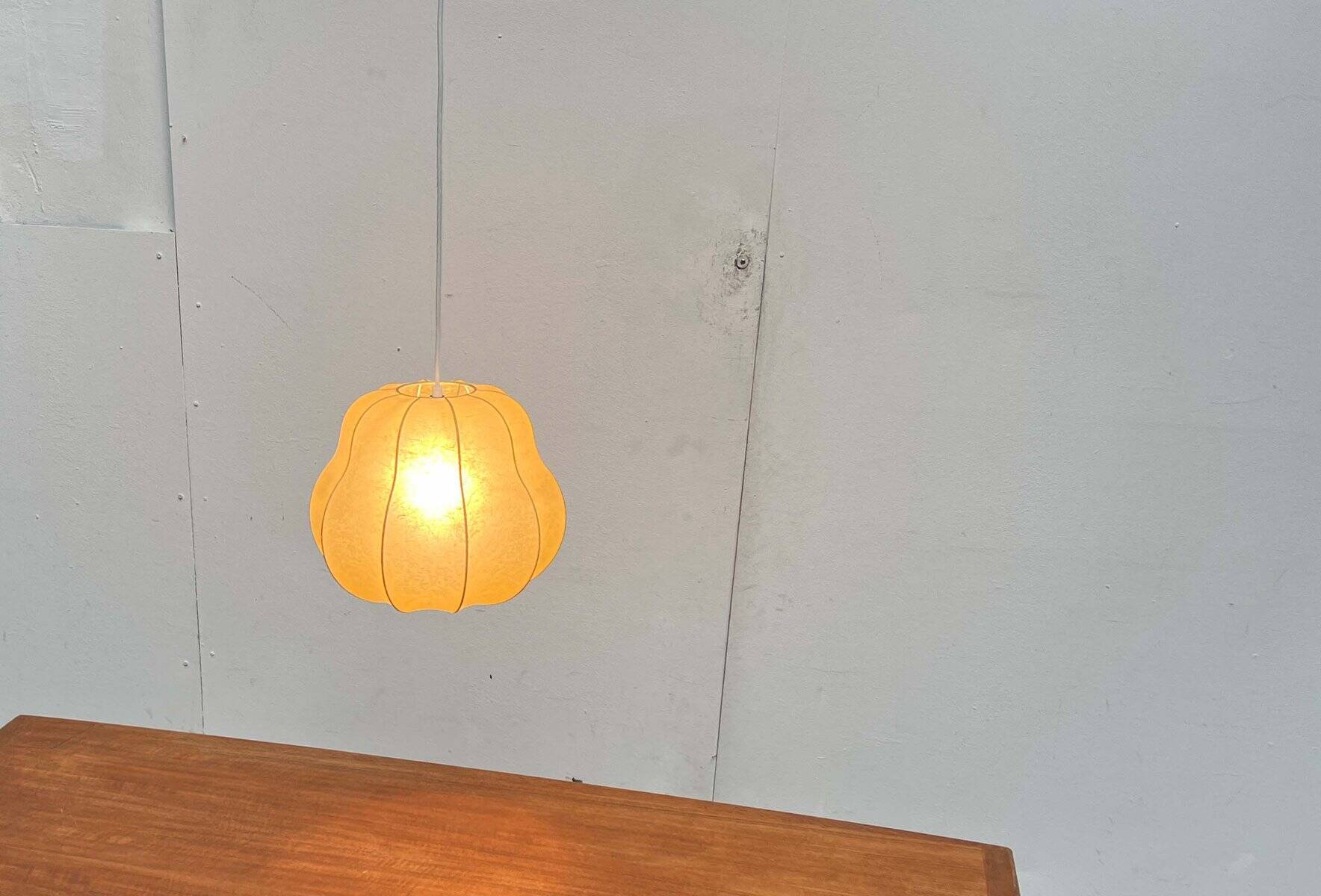 Suspension Cocoon Mid-Century Modern by Friedel Wauer for Goldkant Leuchten, 1960s