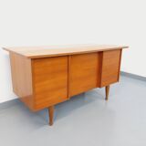 Vintage Scandinavian style executive desk in teak from the 60s