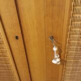 Rattan wardrobe
