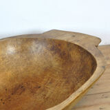 Handmade Wooden Dough Bowl, Early 1900s