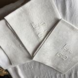 Set of towels monogramées