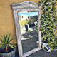 Napoleon III patinated trumeau mirror