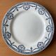 6 antique earthenware dinner plates from Salins-les-Bains (Jura)