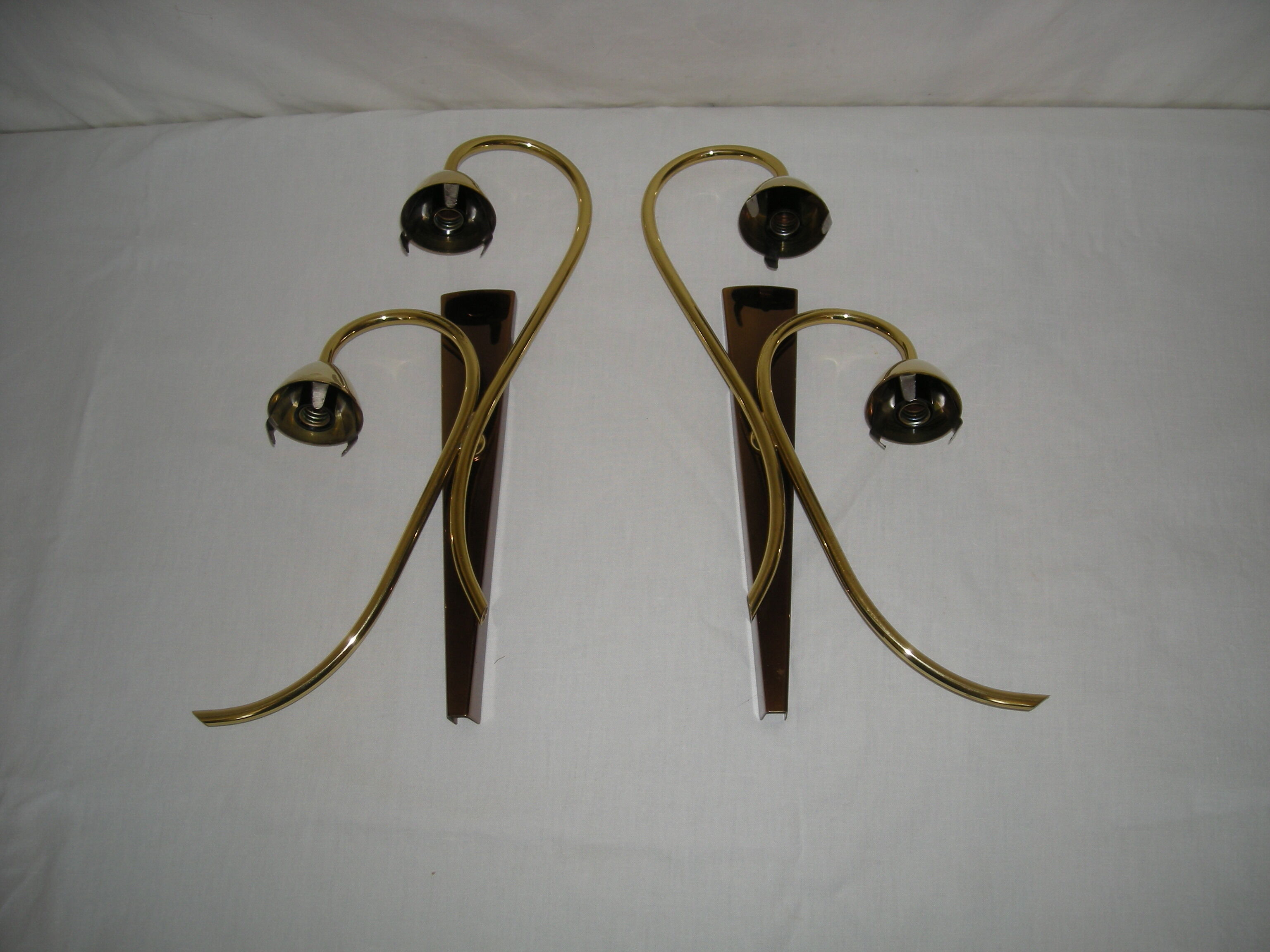 Pair of double sconces from the 50s