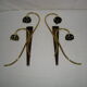 Pair of double sconces from the 50s