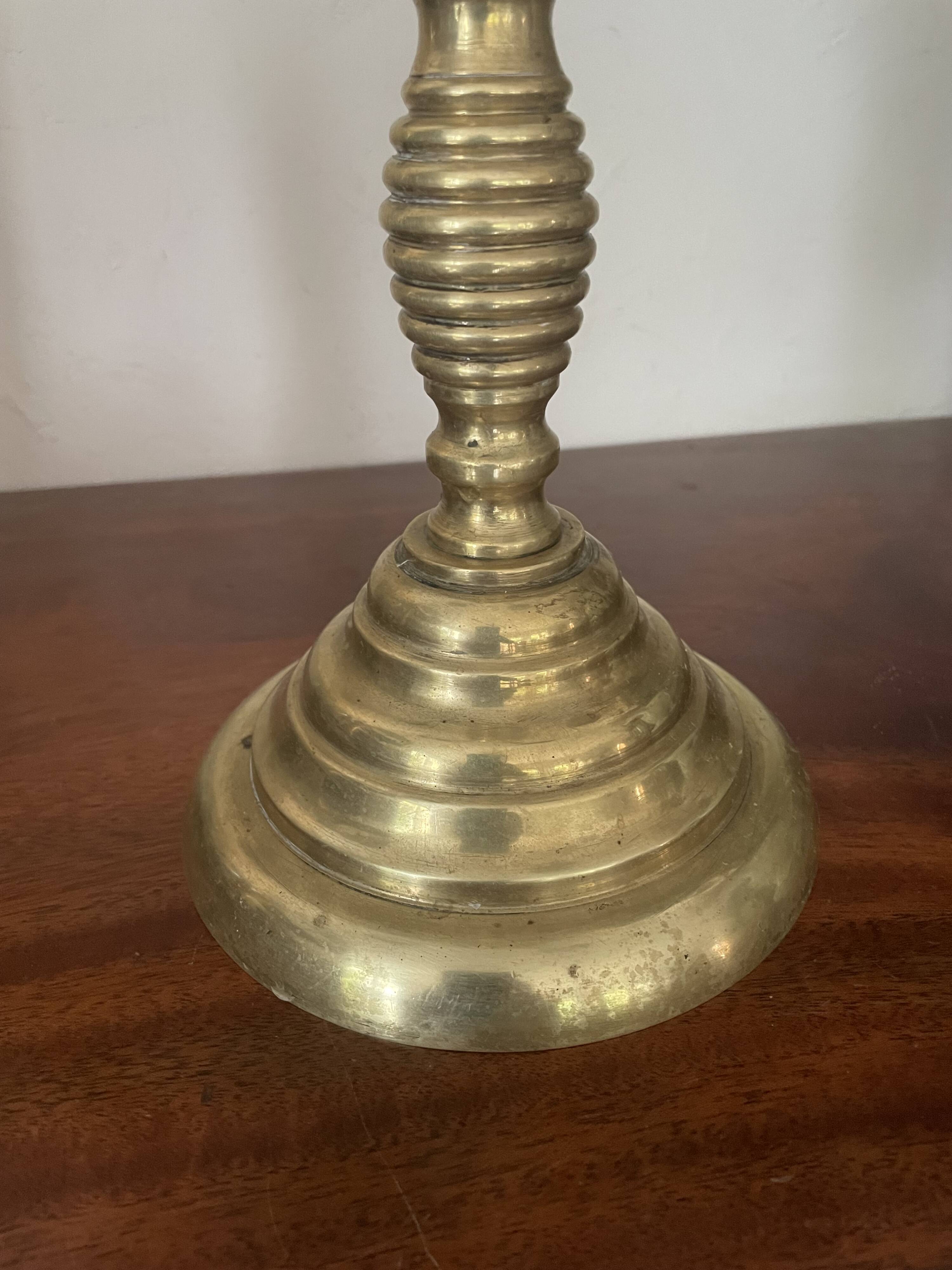 Brass candlestick 46cm