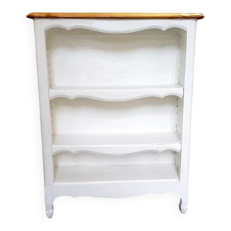 White and wood bibus