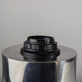 Steel sculpture table lamp