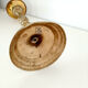 Old brass lamp foot candle holder