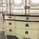Transitional style commode painted circa 1980