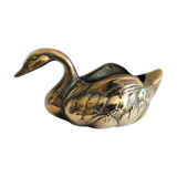 Empty-pocket "Swan" in brass from the 70s