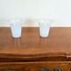 Pair of Vianne glass tealight holders