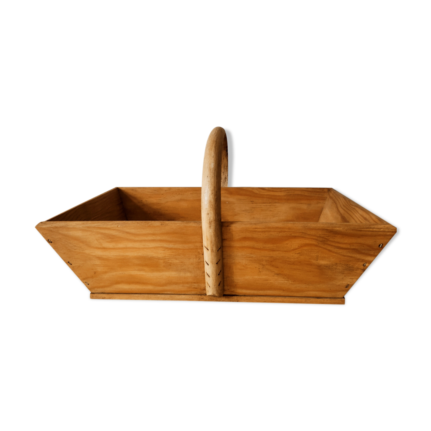 Wooden picking basket
