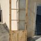 Porte ancienne 6 carreaux 86x243
