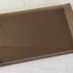 Serving tray in smoked plexiglass - 1970s