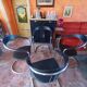 Quatre chaises avec accoudoirs style Arrben