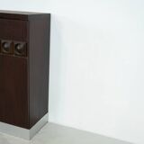 1970's brutalist bar cabinet
