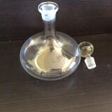 Mouth-blown glass decanter