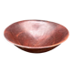 Large vintage hand-carved wooden platter – mahogany, 1960s