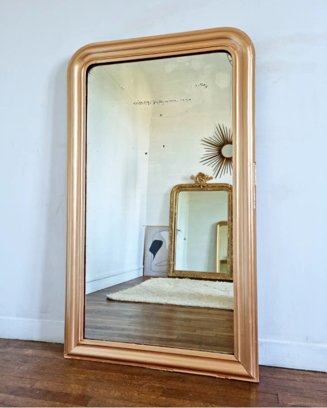 Old mirror Louis Philippe