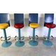 4 tabourets de bar industriels vintage, années 1980