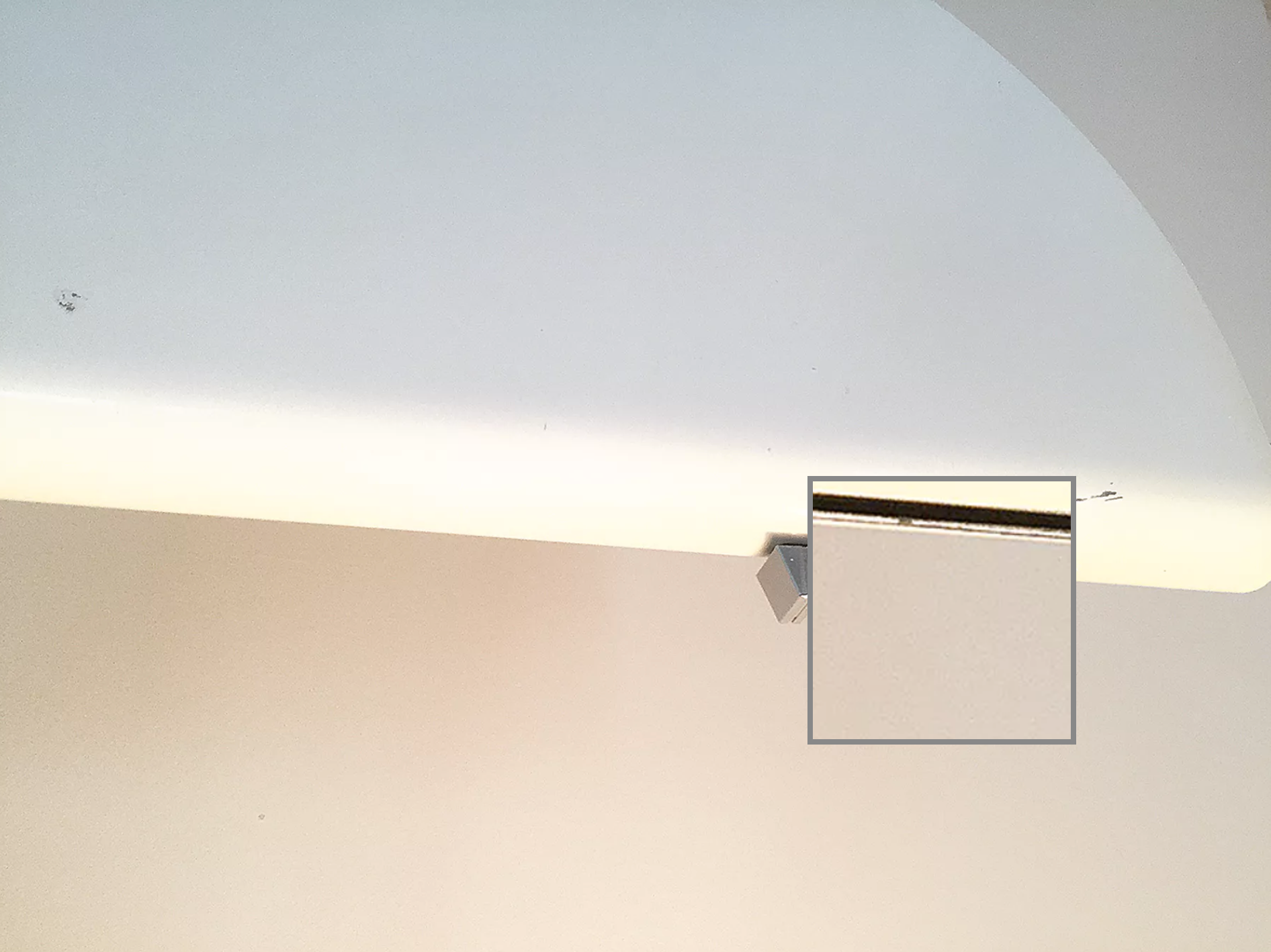 Halogen floor lamp Bruno Gecchelin mezzaluna for Skipper 1970