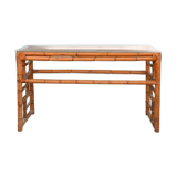 Console bambou années 60