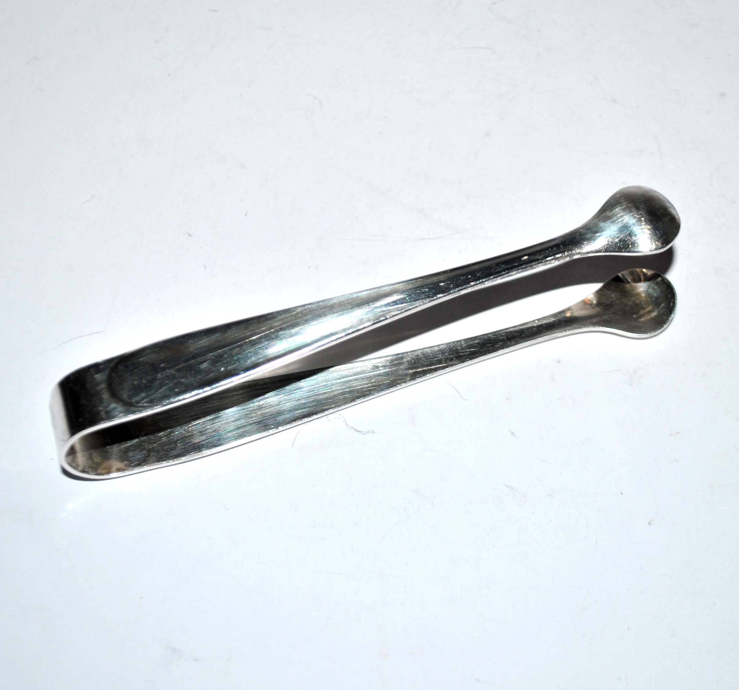 CHRISTOFLE Sugar tongs in silver metal - Professional silverware "Christofle Hotel"