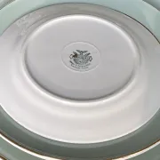 Villeroy & Boch table service in celadon green and ivory - 102 pieces