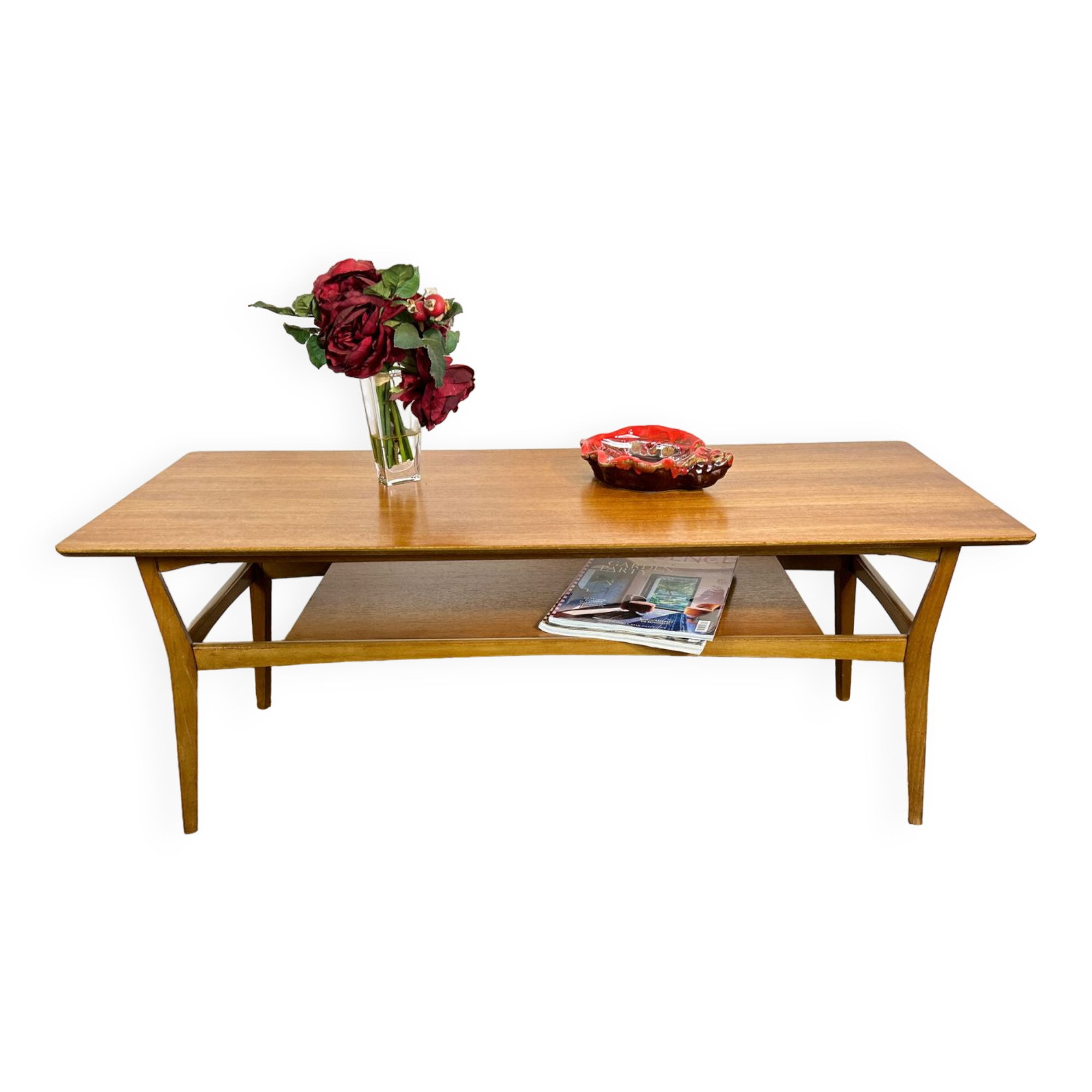 Mid Century Retro Vintage Teak Salon Table 1960