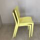 Paire de chaises de Philippe Starck  slick slick jaune