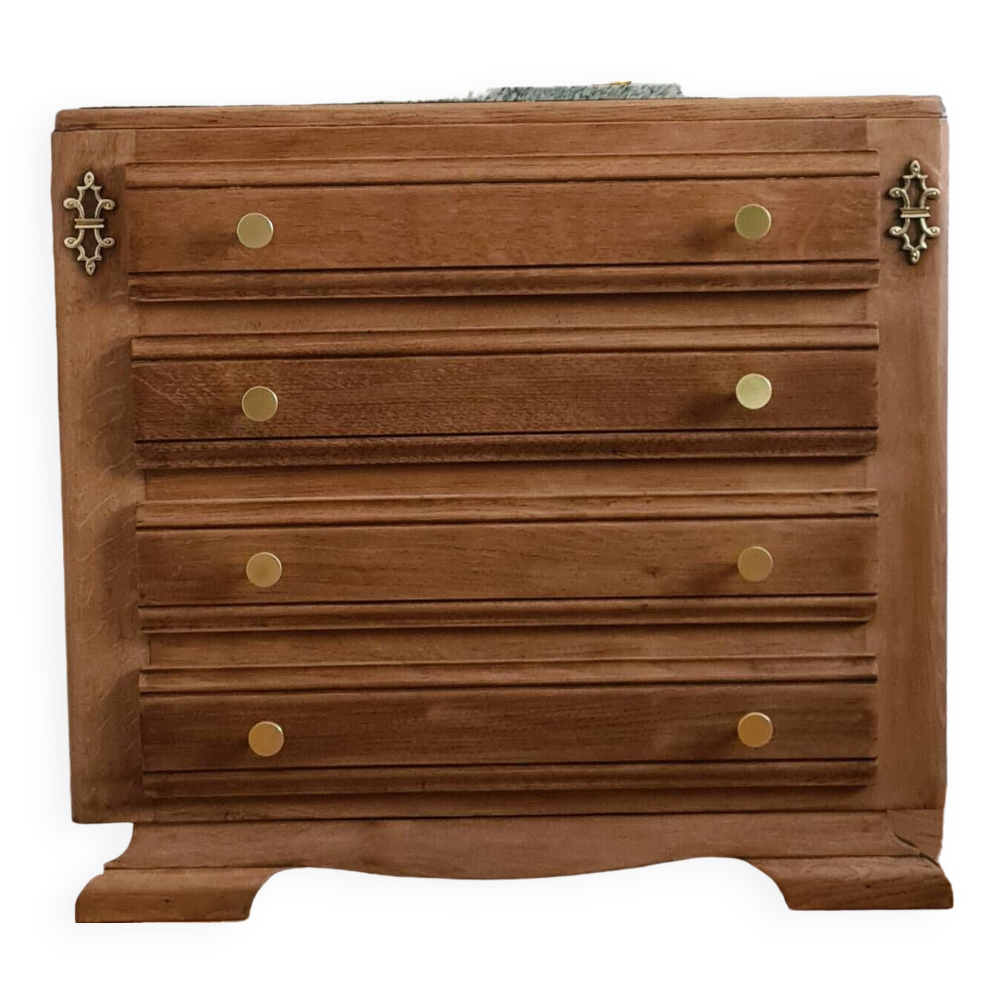 Art Deco oak chest of drawers