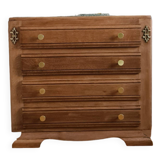 Art Deco oak chest of drawers