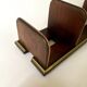Adjustable bookend 1900 EM.Terquem, wood and brass