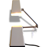 Lamp light American 1960s bakelite white