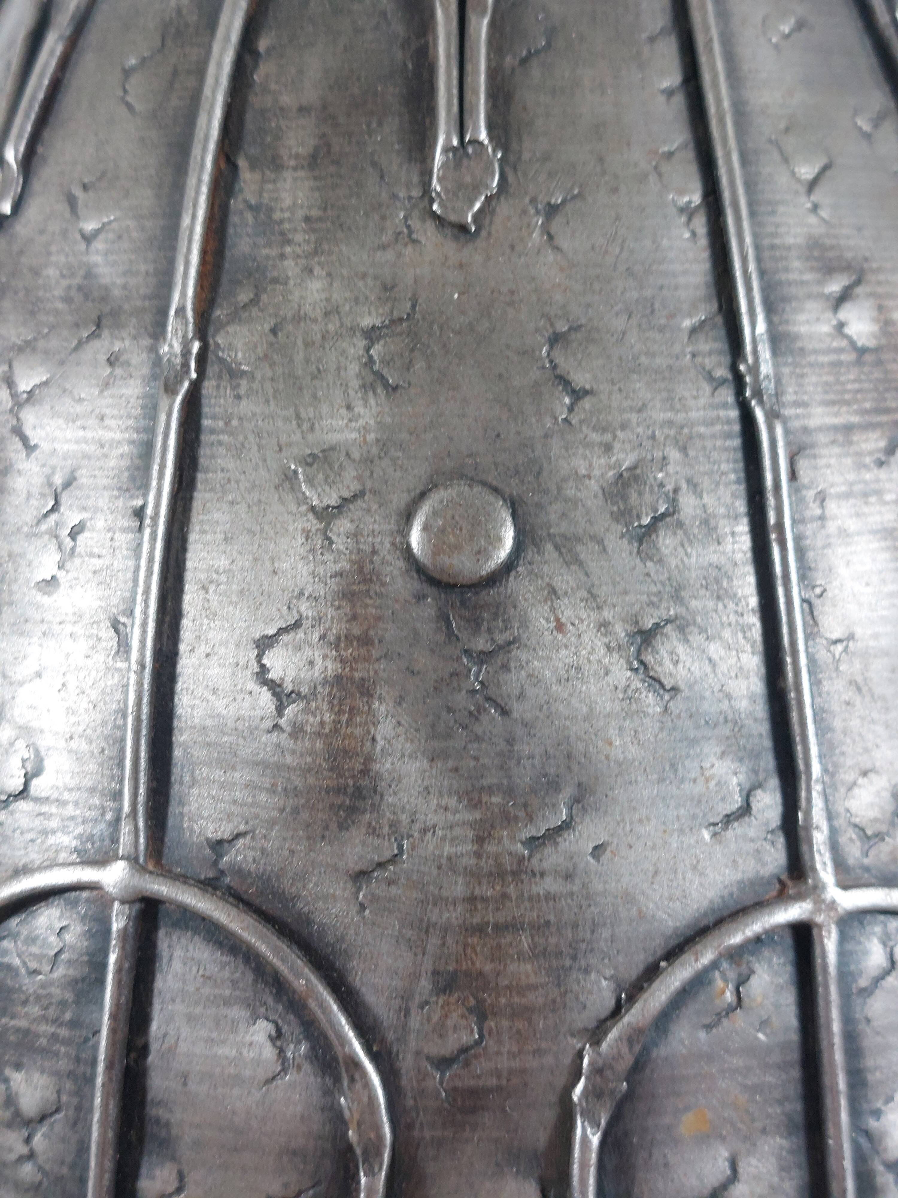 Rare hand-forged metal pitcher and craftsmanship from France.