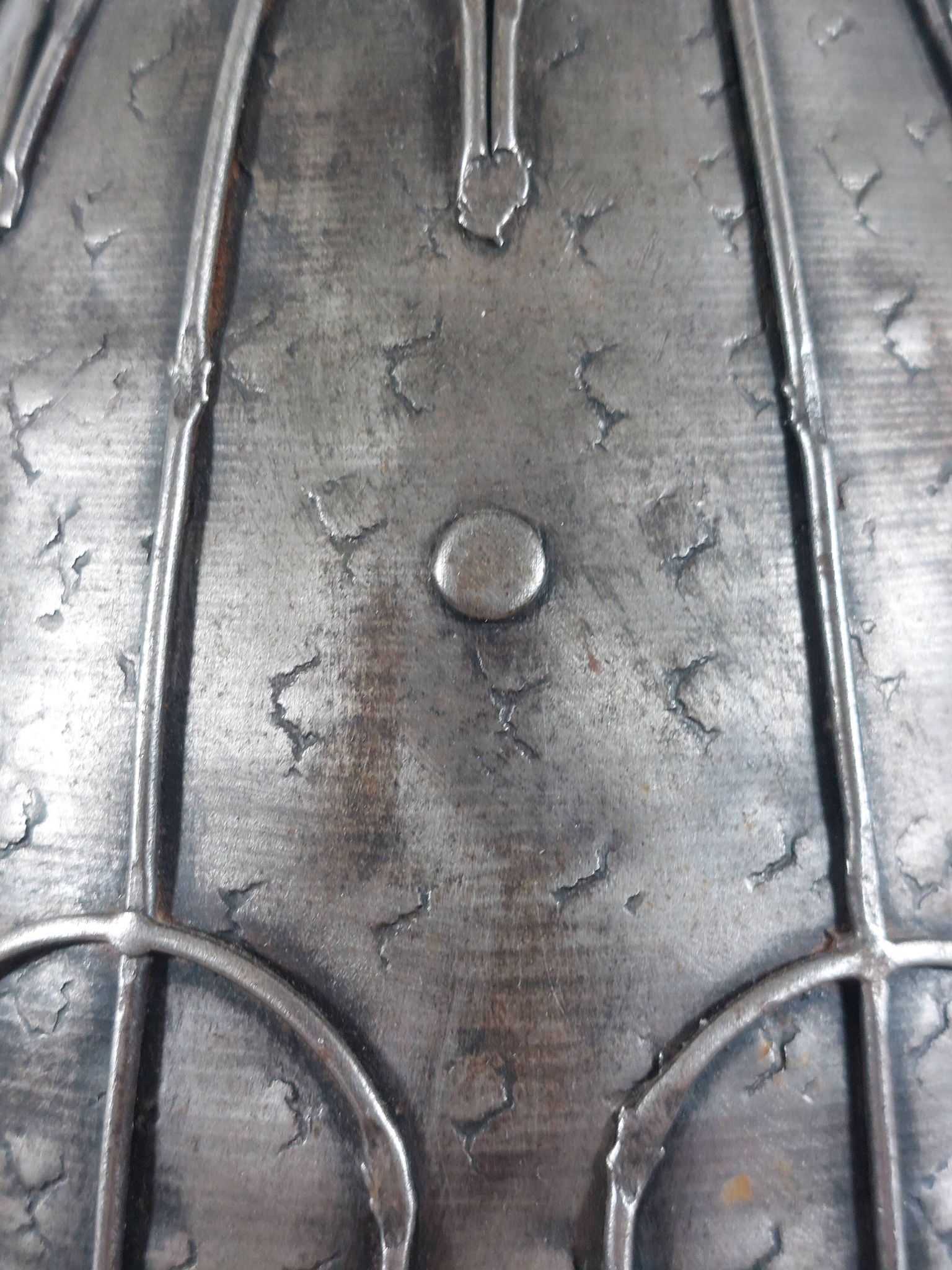 Rare hand-forged metal pitcher and craftsmanship from France.