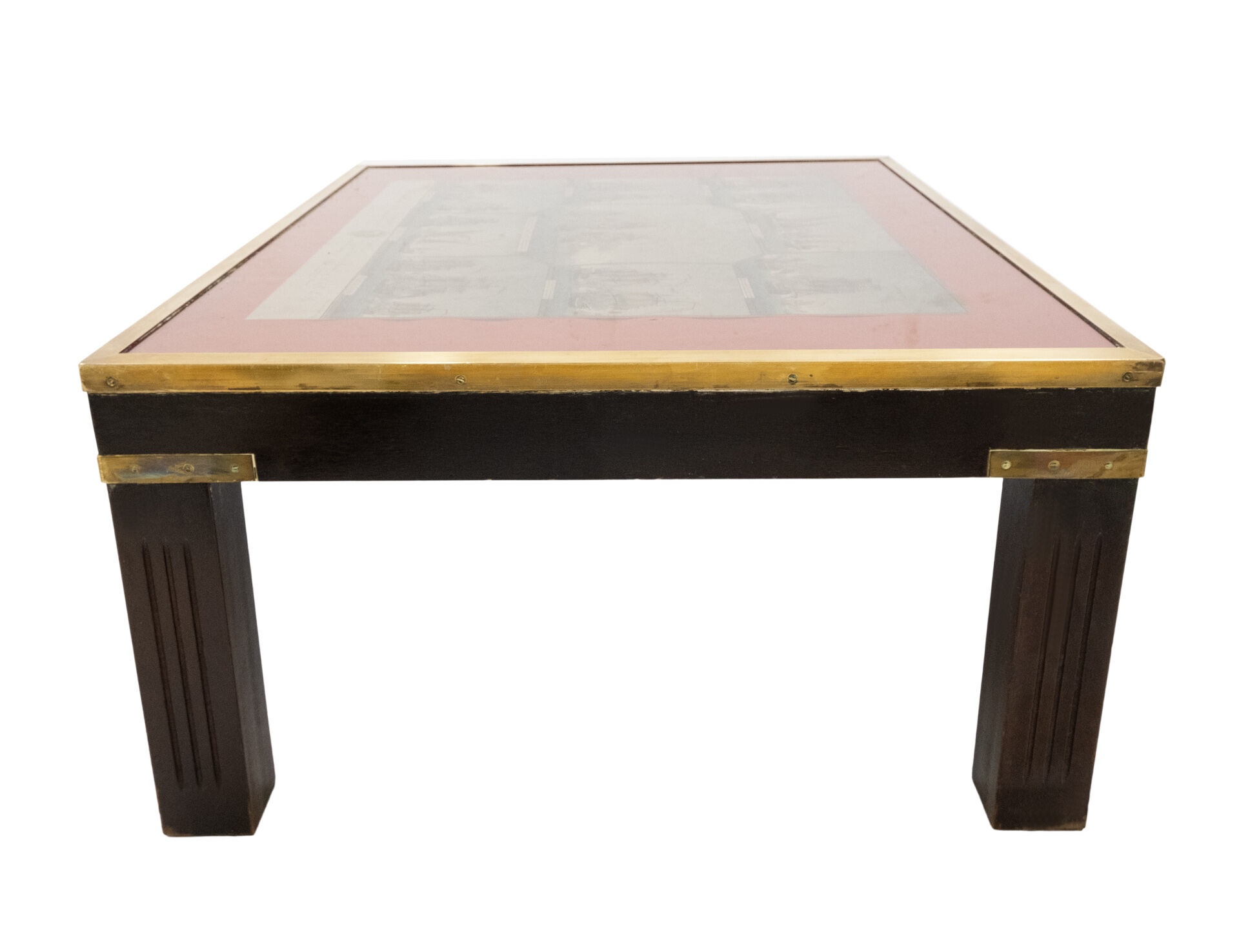 Table basse militaire « combat navals » Dom Joseph