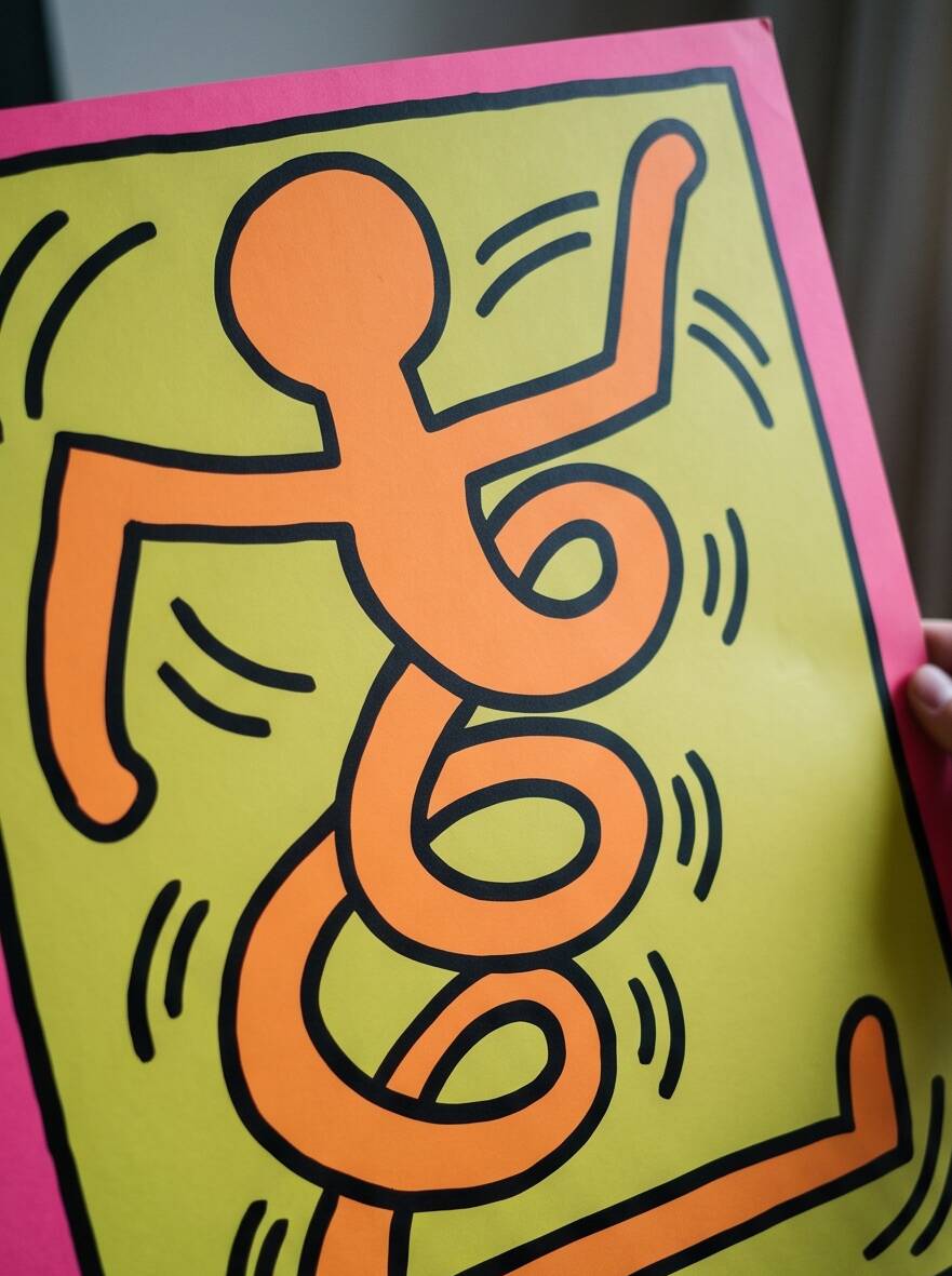 Keith Haring festival poster