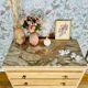 Art Deco chest of drawers with marble top