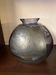 1930s art deco vase from argyl in blown glass with acid-etched floral design