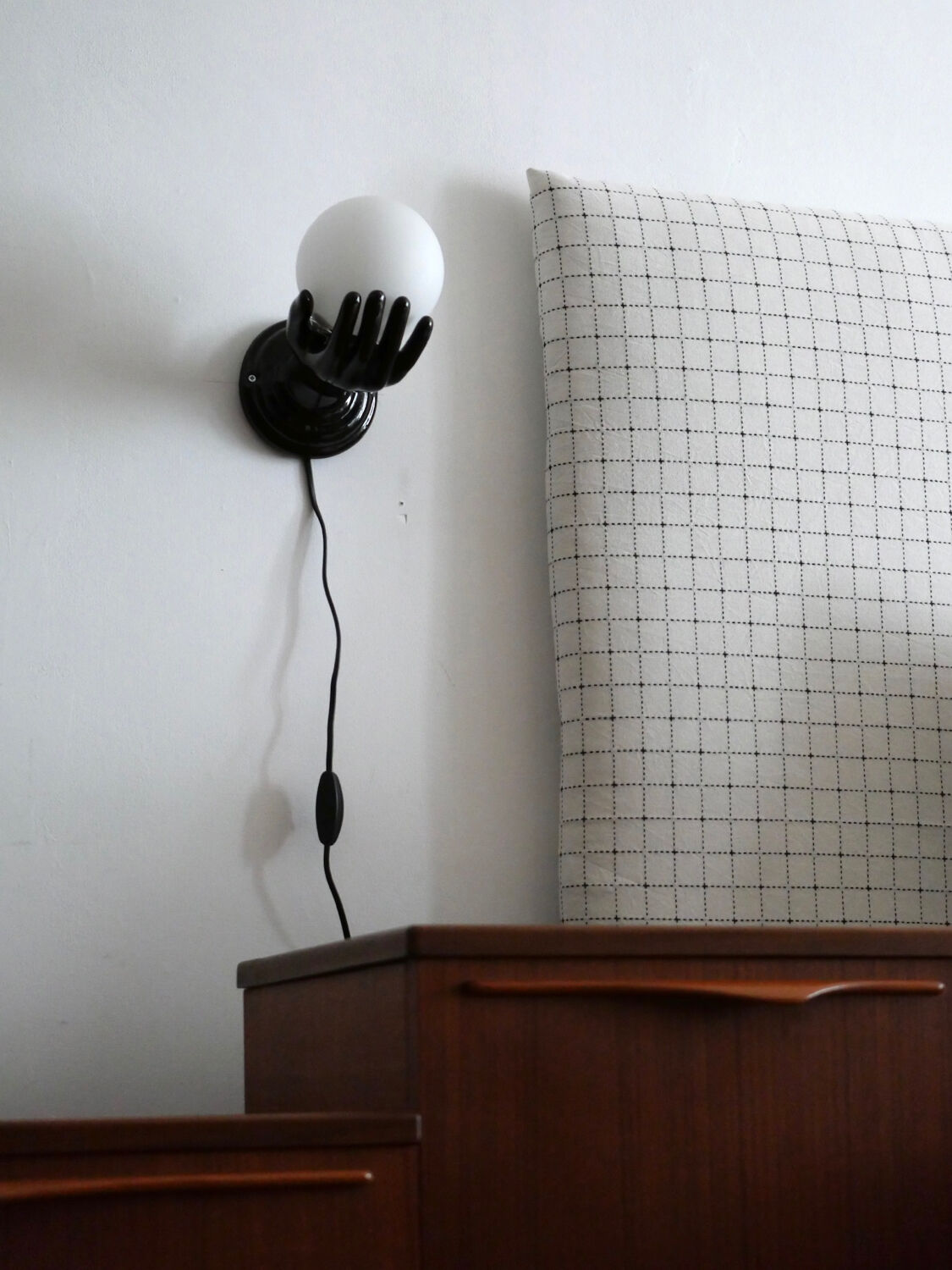 Vintage hand ceramic wall lamps