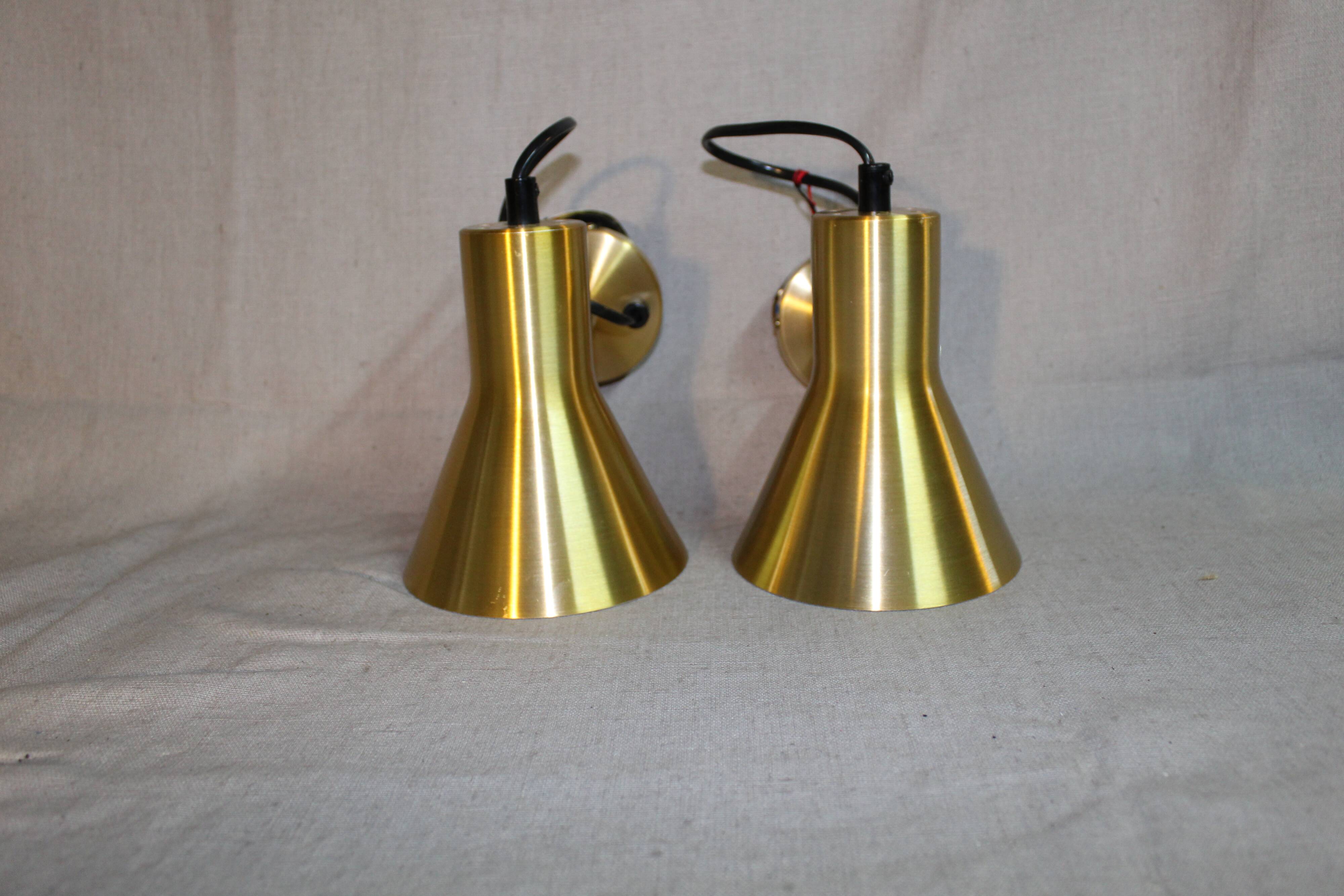 Vintage golden sconces