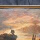 Pair of Impressionist paintings, Oil on canvas 1830, Romantic seascape