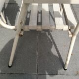 4 garden armchairs