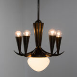 Cubistic Chandelier by IAS, 1910s