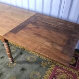 Farm table with built-in extensions 336 cm