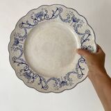 Round ironstone dish Sarreguemines model Corbeille